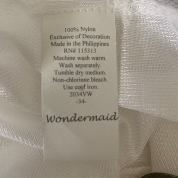 Vintage 90s Satin Full Slip Dress Lace Trim Lingerie Fairy Boho Nightie New - Picture 11 of 16